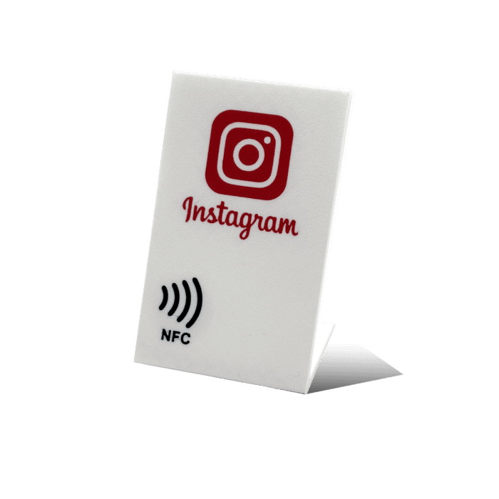 plaque follower instagram 3D